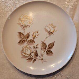 Vintage Melmac Melamine Rose Pattern Dinner Plates Set of 6